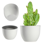 Lillepott Aia lillepott 30cm Matt valge