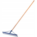 Metallist lehtede, muru, kivide, aia reha, tahke, 163 cm k&auml;epide