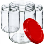 Purk Klaaspurgid 540ml Konservidele Toidukonservid 16tk + Korgid
