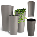 Komplektis 3x lillepoti istutusmasina siset&uuml;kk Lillealus k&otilde;rge aed hall 57cm