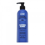 CHI Color Illuminate Platinum Blonde Purple Shampoo helendav &scaron;ampoon plaatinablondidele ja hallidele juustele 355 ml