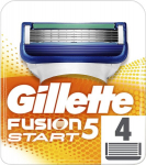 Gillette Fusion 5 Start habemenugadega niiskuseribadega &otilde;rnaks libisemiseks &uuml;le naha, 4 asenduslaba