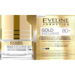 Taastav kreem-seerum kullaosakestega k&uuml;psele nahale Eveline Gold Exclusive 80+ 50 ml