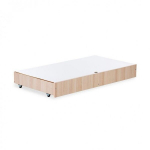 Voodipesukast Little Bunny, 70x140 cm, tamme/valge v&auml;rvusega