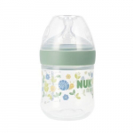 K&otilde;hukoolikute vastane pudel koos soojusindikaatoriga Nuk Slow Flow, Green, 0+ kuud, 150 ml