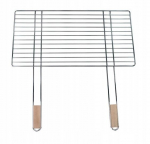 Puidust k&auml;epidemetega grillrest 58 x 30 cm
