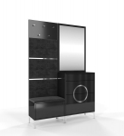 Dancan EVELINE peegel mustas raamis