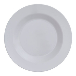 Purunematud taldrikud White Plate21cm, 12 tk