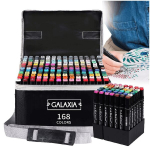 Kahepoolsed markerid Galaxia Pro, 168 tk
