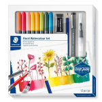 Staedtleri akvarellmarkerid "design Journey Floral", komplektis 8 v&auml;rvi