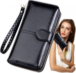 Naiste rahakott Praktiline, suur, tepitud, dekoratiivse mustriga