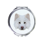 Soome lapi koer - peegel pildiga ja geomeetrilise m&auml;rgiga br&auml;ndilt Art-Dog, XS
