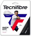 Tennisereketi stringid Tecnifibre RAZOR SOFT 12m, 1,25mm, must v&auml;rv