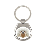 Havanese - geomeetriline v&otilde;tmehoidja ripats pildi ja tekstiga Art-Dog, XS