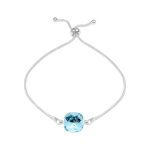 H&otilde;bedast k&auml;ev&otilde;ru naistele DiamondSky &bdquo;Glare (Aquamarine)&ldquo; Swarovski kristallidega DS00B549