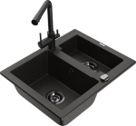 Graniidist k&ouml;&ouml;givalamu Mexen Carlos segisti ja sifooniga, Metallic black/gold/black