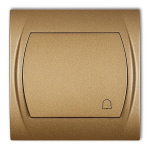 Karlik Logo kuldne metallist - Kella l&uuml;liti - 8LWP-4