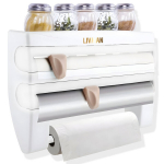 Multifunktsionaalne riiul Livman LEZ-94, 38x7x24cm, valge