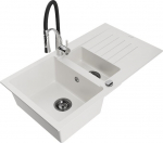 Graniidist k&ouml;&ouml;givalamu Mexen Matias segisti ja sifooniga, valge/must/kroom