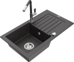 Graniidist k&ouml;&ouml;givalamu Mexen Pablo segisti ja sifooniga, must graniit/kroom