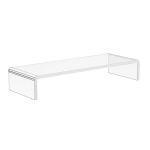 HOMCOM Ergonoomiline akr&uuml;&uuml;list monitoristatiiv s&uuml;learvuti, arvuti, s&uuml;learvuti jaoks, l&auml;bipaistev, 53x19x9cm