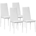 4 tk komplekt toole, s&ouml;&ouml;gitoa toolid, k&ouml;&ouml;gitoolid, 41 cm x 50 cm x 97 cm, valge