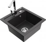 Graniidist k&ouml;&ouml;givalamu Mexen Vito segisti ja sifooniga, Black granite+Chrome