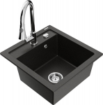 Graniidist k&ouml;&ouml;givalamu Mexen Vito segisti ja sifooniga, Metallic black/gold+Chrome