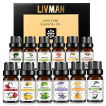 Orgaaniliste eeterlike &otilde;lide komplekt difuusoritele Livman GJ-189, 12 tk x 10 ml