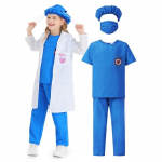 Doktor kost&uuml;&uuml;m sinine arst kost&uuml;&uuml;m lastele halloween karneval m