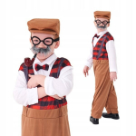 Vanaisa kost&uuml;&uuml;m lastele vana mees maskeerida halloween karneval m