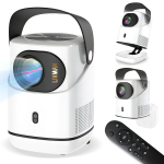 Projektor Reguleeritava k&otilde;rguse ja nurgaga 1080P t&auml;is-HD projektor Livman TZ-2