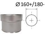 Adapter. D 160+/180- mm.