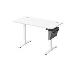 Elektriliselt reguleeritava k&otilde;rgusega kirjutuslaud, 60 x 120 x (72-120) cm, valge