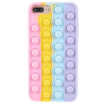 &bdquo;Popit&ldquo; Bubble pehme silikoon (TPU) kaaned - roosa (iPhone 6 Plus / 6s Plus / 7 Plus / 8 Plus)