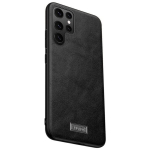 &bdquo;Sulada&ldquo; Leather kaaned - must (Galaxy S22 Ultra 5G)