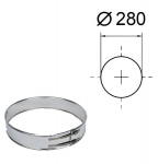 &Uuml;hendusklambrid laiad. D-280 mm.