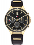 Naiste k&auml;ekell Tommy Hilfiger Eve, must/kuldne