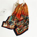 (90x90cmD90-117-3)Suvine satiinist kandiline sall naistele Luksuslik siidist sall Juuksepaelad Foulard Hijab Kaelar&auml;t Naistele Peapaelad Peapael Bandana, 90x90cmD90-117-3