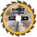 Ringsae tera - DeWALT - DT1941-QZ - 184/30mm - 18 hammast - Karbiid