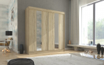 Riidekapp Adrk Furniture Balton 200 cm, tamm