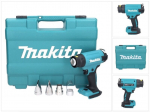 Makita DHG 181 ZK akukuuma&otilde;hup&uuml;stol 18 V 150 - 550 &deg; C + &uuml;mbris - ilma akuta, ilma laadijata