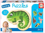 Educa pusle 3-5 t&uuml;kki: Troopilised loomad