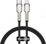 Baseus kaabel Cafule Metal PD USB-C - Lightning 0,25 m must 20W