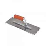 Kellu ruudukujuliste hammaste ja kummist haardega s&auml;lguga, 6mm, 36x13cm