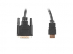 HDMI-kaabel Lanberg 24+1 4K DUAL LINK Musta