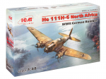 Liimitav mudel ICM 48265 Saksa He 111H-6 North Africa 1/48
