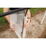 Valge t&uuml;vekaitsev&otilde;rk, l&auml;bim&otilde;&otilde;t 11 cm, k&otilde;rgus 110 cm, 6tk pakis