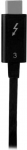 STARTECH Thunderbolt 3 (40 Gb/s) USB-C kaabel 50 cm - &Uuml;hilduv Thunderbolt, USB ja DisplayPortiga