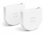 Philips Hue Wall switch module, 2, white pack works with Alexa, Google Assistant and Apple Homekit